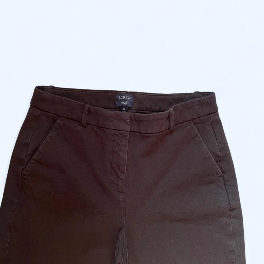 Black straight leg trousers size 8 by J‎ Crew